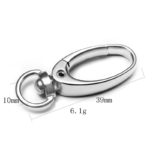 3/4 inch zinc  oval hook for lanyards