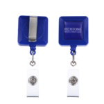 Blue square heavy duty badge reels for sale
