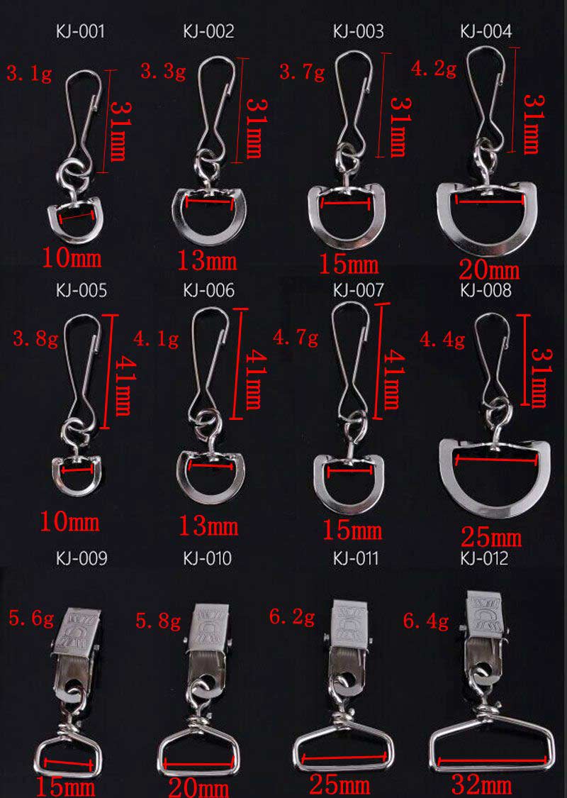 KJ005 Heavy duty swivel snap hook clip for lanyards wholesale