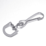KJ027 Nickel plated swivel trigger clips for lanyards wholesale