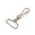 KJ015 Stainless steel spring metal clips for lanyard wholesale