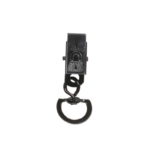Black metal swivel bulldog clip for lanyard wholesale