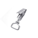 KJ010 Cheap small metal lanyard bulldog clips bulk 