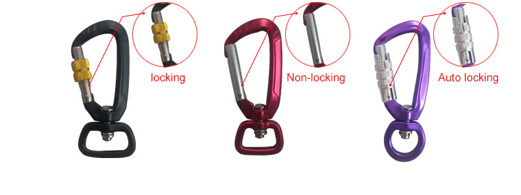 non locking carabiner