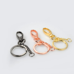 Custom colored oval hook key rings wholesale