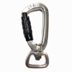 1 inch swivel carabiner twist lock for dog leash