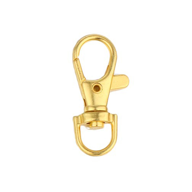 KJ080 Gold swivel lobster clasp hook for purses wholesale
