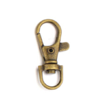 KJ080 Lanyard antique brass snaps hardware free sample