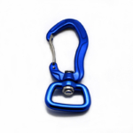 Blue aluminum carabiner clips not for climbing wholesale