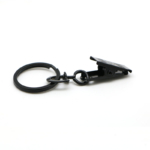 Black metal bulldog clip keychain hook manufacturer