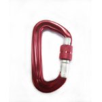 Red carabiner with screw lock for hammock wholesale