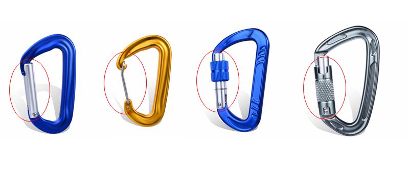 wire gate carabiners