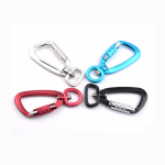 Aluminum 7075 carabiner hook with d ring in any color
