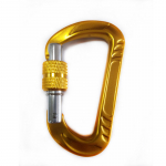 aluminium alloy colorful screw type hammock carabiners