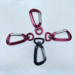 Different shaped anodized aluminum alloy carabiner
