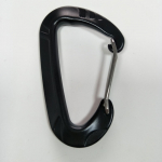 Discount camping aluminum wire gate carabiners with logo