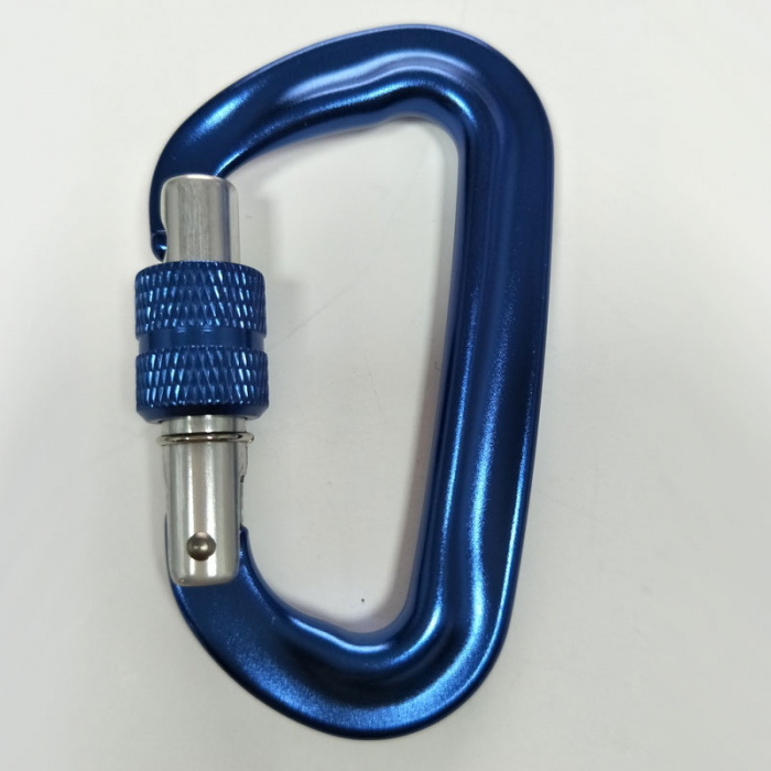 aluminum screw-locking carabiner