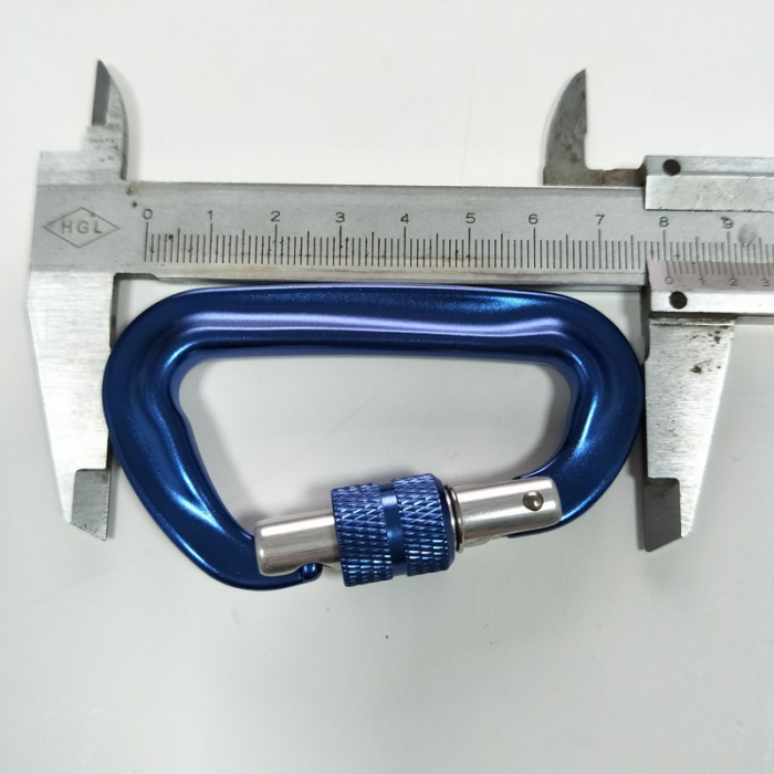 aluminum screw-locking carabiner