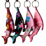 Cheap personalized cool metal fish bottle opener keychain