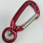 15MM red aluminum swivel hook for big dog leash supply