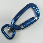 20MM 400lb atuo lock locking carabiner for dog lanyard