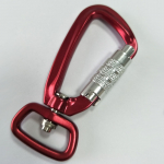 25MM red self locking carabiner connectors suppliers