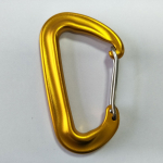 2 pcs 7075 aluminum alloy d-shaped carabiner connector