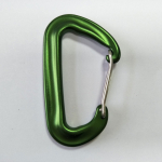 10kn wite gate aluminum carabeaners 2 or 4 pack for hammock
