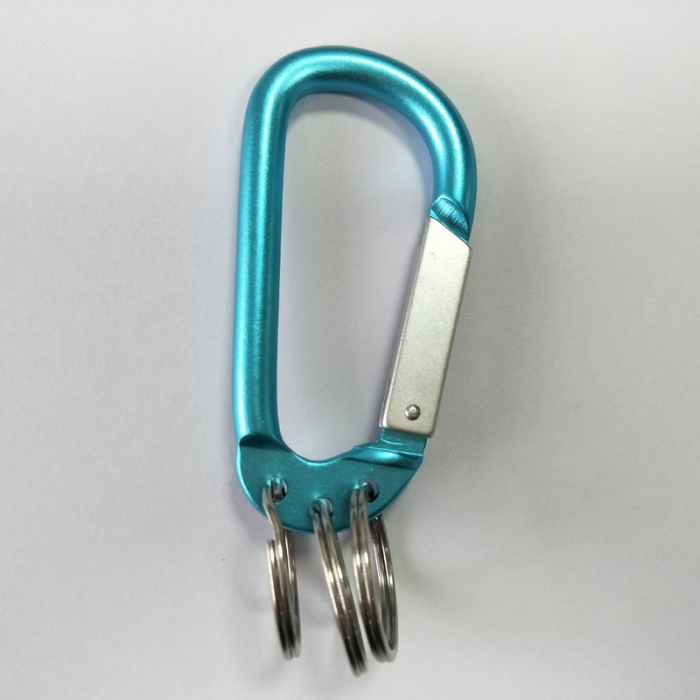 aluminum carabiner key rings