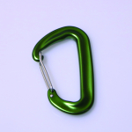 Non-locking green carabiner quickdraws: Sports & Outdoors