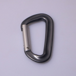 customize color aluminum d-shape carabiner clips for sale