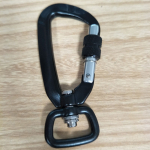400kg bearing force black leash carabiner - puppy accessories for sale