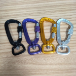 20mm colorful carabiner swivel lock for dog rope leash