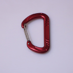 Popular cheap carabiner clips - Red d-shape wiregate carabiner