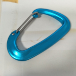 alu quick hook - 7075 aluminum blue wire-gate carabiners
