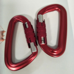 red lightweight camping karabiners - hammock gear supplies