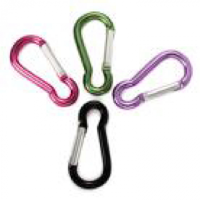 pink carabiner