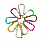 Colorful D-shaped carabiner manufacturers