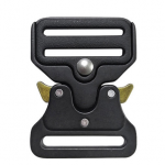 Quick Side Release Buckles Heavy Duty Metal Tactical Belt Buckle, Military Style Belt Buckle for Belt Webbing DIY Bag Backpack