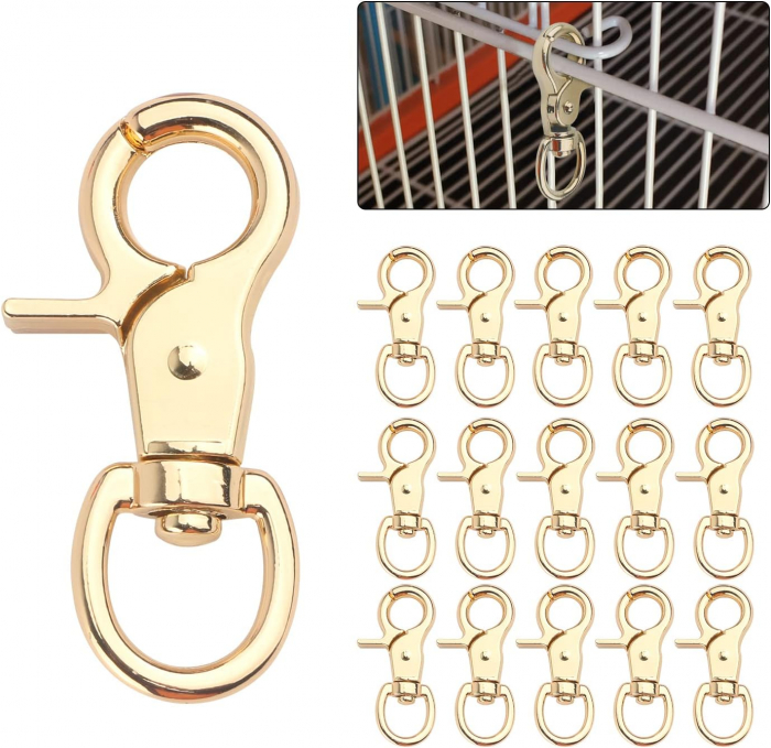 Zinc Alloy Swivel Clip Hooks
